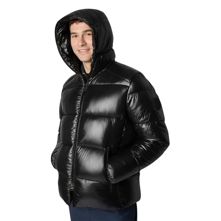 Edgard piumino animal free con cappuccio da uomo Save The Duck | D31280M/LOVE21000